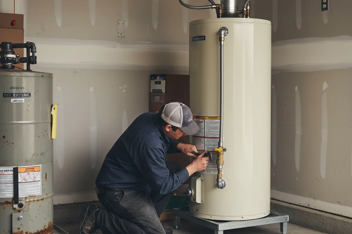 Water heater and shutoff valve replacement in Mexico Beach